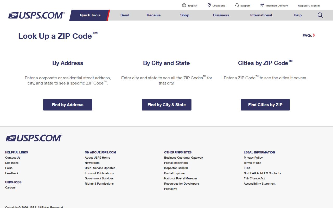 USPS postal lookup used to verify a Spokane street address